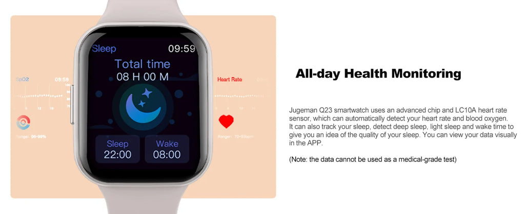 1.69'' Fitness Smartwatch