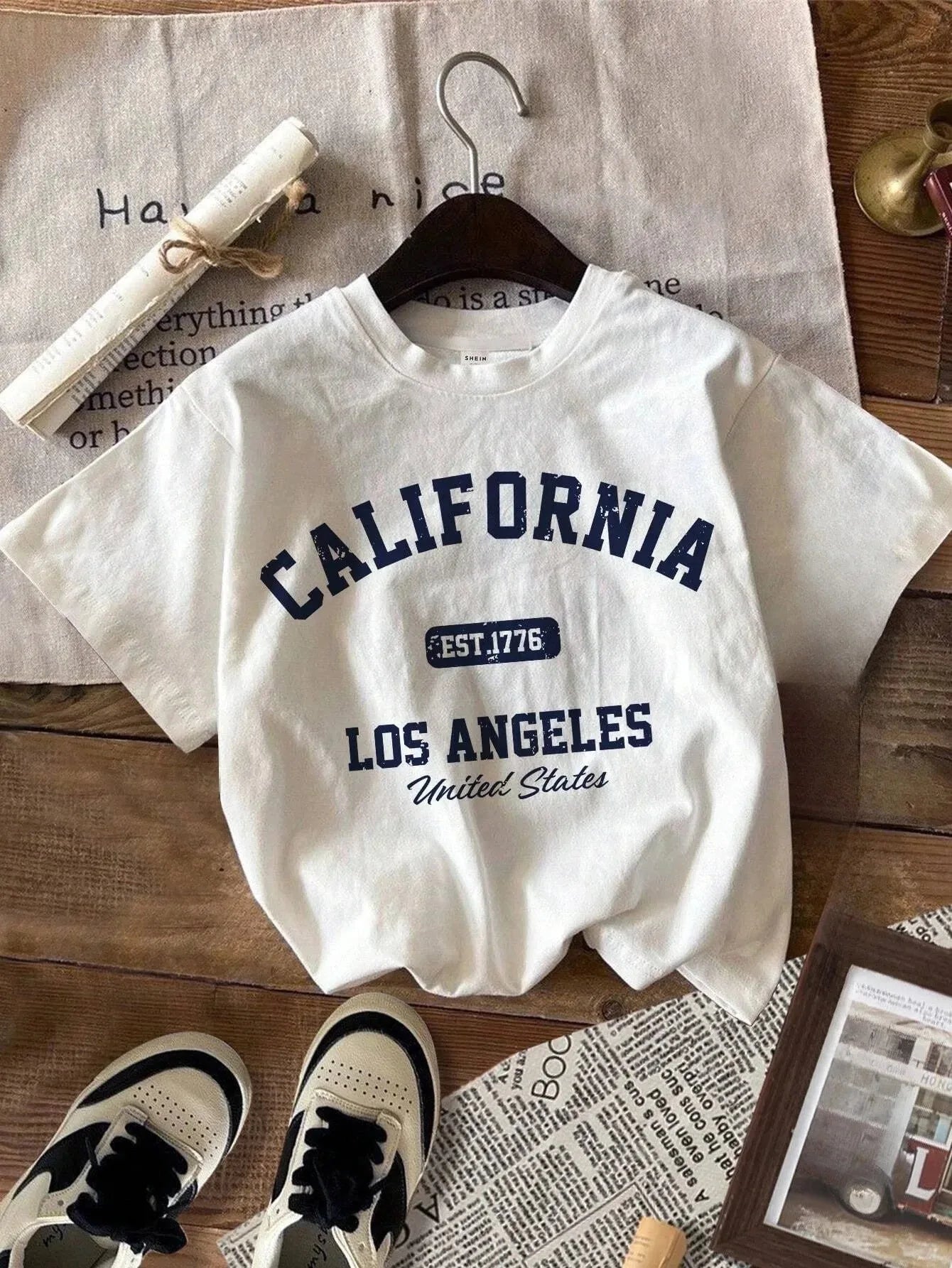 California Vintage O-Neck Tee