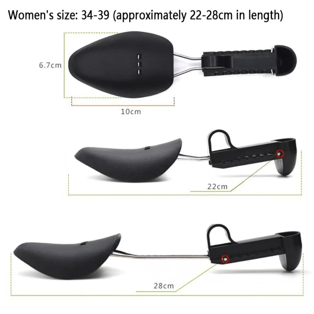 1 Pairs Shoe Stretcher Shoes Tree Shaper Rack Plastic Adjustable Length Men/Women Shoe Trees Stretcher Boot Holder Organizers