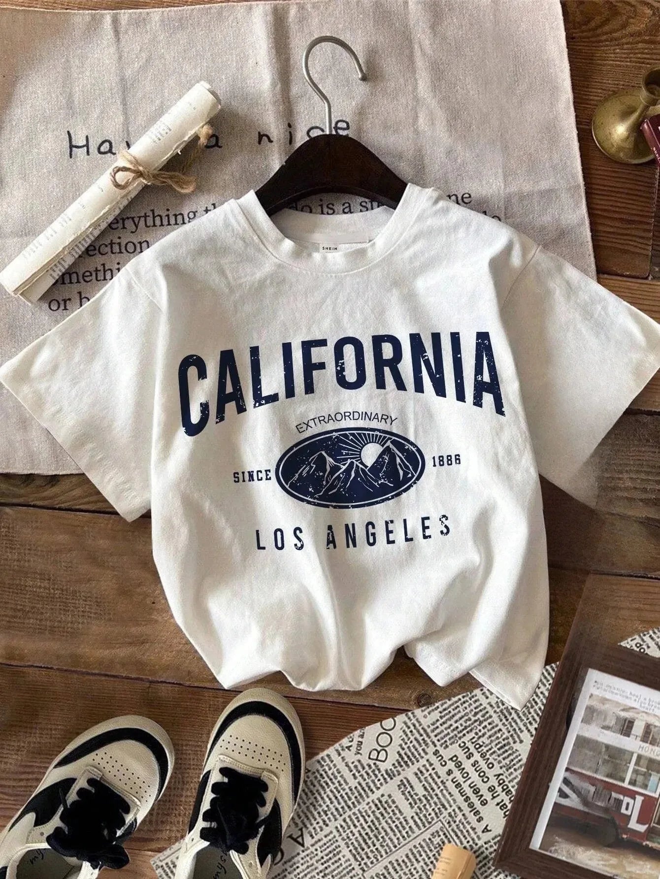 California Vintage O-Neck Tee
