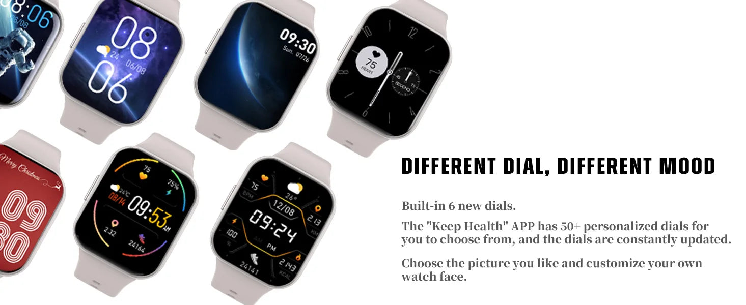1.69'' Fitness Smartwatch