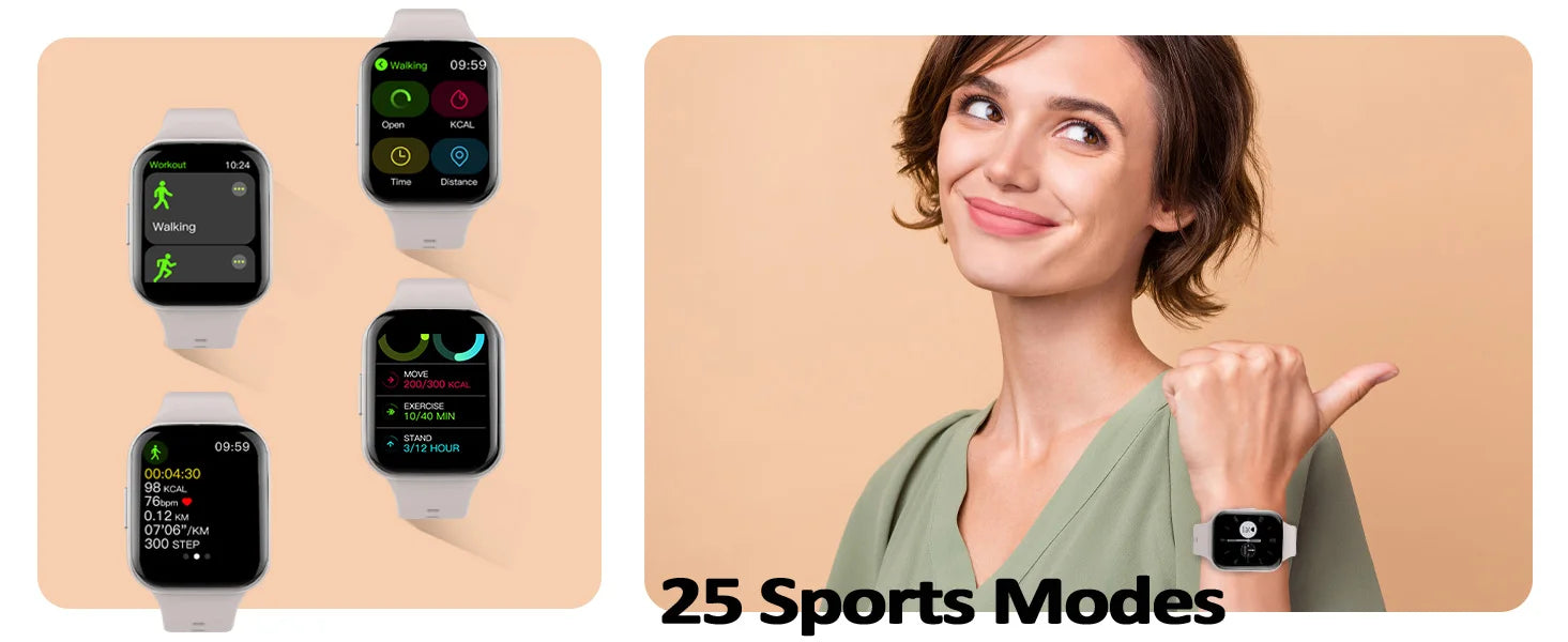 1.69'' Fitness Smartwatch